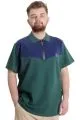 Big Size Mens T-Shirt Polo FRAGMENTED 23325 Naphtha