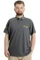 Big Size Mens T-Shirt Polo HORSE 23339 AntraMelange