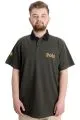 Big Size Mens T-Shirt Polo HORSE 23339 Khaki