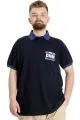 Büyük Beden Erkek Polo T-shirt DNM 23343 Lacivert