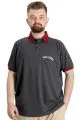 Big Size Mens Polo T-shirt SAILING 23344 AntraMelange