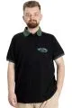 Big Size Mens Polo T-shirt SAILING 23344 Black