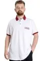 Big Size Mens Polo T-shirt LEGEND 23347 White