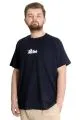 Big Size Mens T-Shirt NEWYORK WAFFLE 23400 Navy Blue