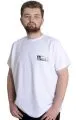 Big Size Mens Crew Neck T-shirt YAKUZA 23402 White