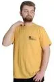 Big Size Mens Crew Neck T-shirt YAKUZA 23402 Hardal