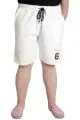 Big Size Mens Capri MD COLLECTION 23411 Ecru
