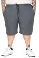 Big Size Mens Short 23498 ANTRACHITE