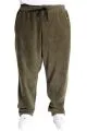 Big Size Mens Polar Sweatpants Zipper Cep 23499 Khaki