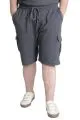 Big Size Mens Short Cargo Pocket WAFFLE 23500 AntraMelange