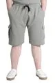 Big Size Mens Short Cargo Pocket WAFFLE 23500 Khaki