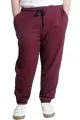 Sweatpants Elastic Leg Waffle 23501 Burgundy