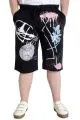 Big Size Capri ART 23511 Navy Blue