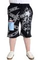 Big Size Capri I DO NOT CARE 23512 Navy Blue