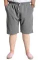 Big Size Mens Short INTERLOK 23515 Grey Melange