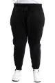 Big Size Mens Garnili Sweatpants Three yarn thick 23519 Black