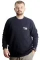 Big Size Mens Sweathirt Crew Neck Sweat 23525 Navy Blue