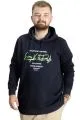 Big Size Mens Sweat Kangaroo Pocket Sorry 23541 Navy Blue