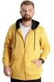Big Size Mens Sweat Hooded Zipper Outsider 23547 Hardal