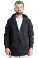 Big Size Mens Sweat Hooded Zipper Outsider 23547 Navy Blue