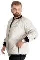Big Size Mens Coat quilted 23600 Ecru