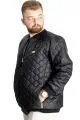 Big Size Mens Coat quilted 23600 Black