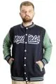 Big Size Mens College Coat My Field 23626 Navy Blue