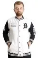 Big Size Mens College Coat Brooklyn 23627 Ecru