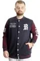 Big Size Mens College Coat Brooklyn 23627 Navy Blue