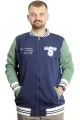 Big Size Mens College Coat Ceket 23631 Indigo