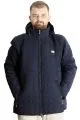 Big Size Mens Hooded Coat quilted 23636 Navy Blue