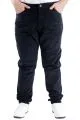Big Size Mens Velvet Trouser 23920 Navy Blue