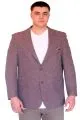 Big Size Mens Classic Blazer Jacket BRITANYA 23028 Burgundy