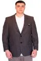 Big Size Mens Classic Blazer Jacket BRITANYA 23028 FUME