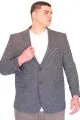 Big Size Mens Classic Blazer Jacket BRITANYA 23028 Dark Grey