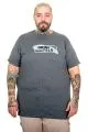 Büyük Beden Erkek Originals Bisiklet Yaka T-Shirt 23102 ANTRA MELANJ [product_color]