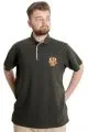 Büyük Beden Erkek T-shirt Polo MODE TEAM 23324 Haki [product_color]