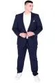 Big Size Mens Suit Zara Tintin Basic 24020 Navy