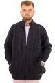 Big Size Mens Knitted Pattern Cardigan Rail 24210 Antrasit