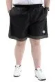Big Size Mens with pocket Swimming Short Hızlı Kuruyan Mayo 24450 Black-Green