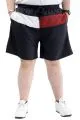 Big Size Mens with pocket Swimming Short Hızlı Kuruyan Mayo GARNILI 24451 Dark Blue