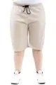 Big Size Mens Capri Short CALIFORNIA 24503 Grey