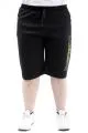 Big Size Mens Capri Short CALIFORNIA 24503 Black