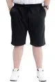 Big Size Mens Capri Basic Yan with pocket 24514 Black