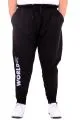 Big Size Mens Sweatpants Interlock WORD 24519 Black