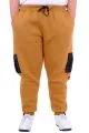 Big Size Mens Sweatpants Three yarn thick inside with chardonnay DIVISION 24521 Camel