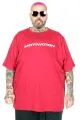 Big Size Wanted Tshirt 26113 BURGUNDY