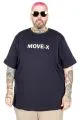 Big Size Move-X Tshirt 26114 NAVY