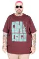 Big Size Chicago Tshirt 26116 PLUM