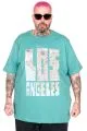 Big Size Los Angeles Tshirt 26117 ALMOND